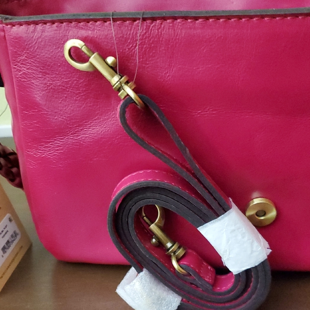 [Never used] Patricia Nash Leather Fuschia   Bag - Picture 6 of 11